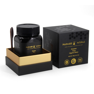 Custom Logo Printing Premium Hard royal Honey Packaging Paper Gift Box
