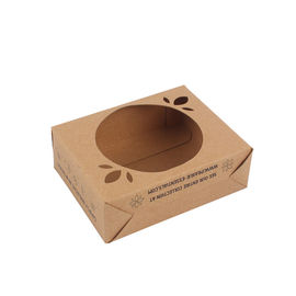 Eco Friendly Die Cut Kraft Paper Soap Box With Custom Printed Logo